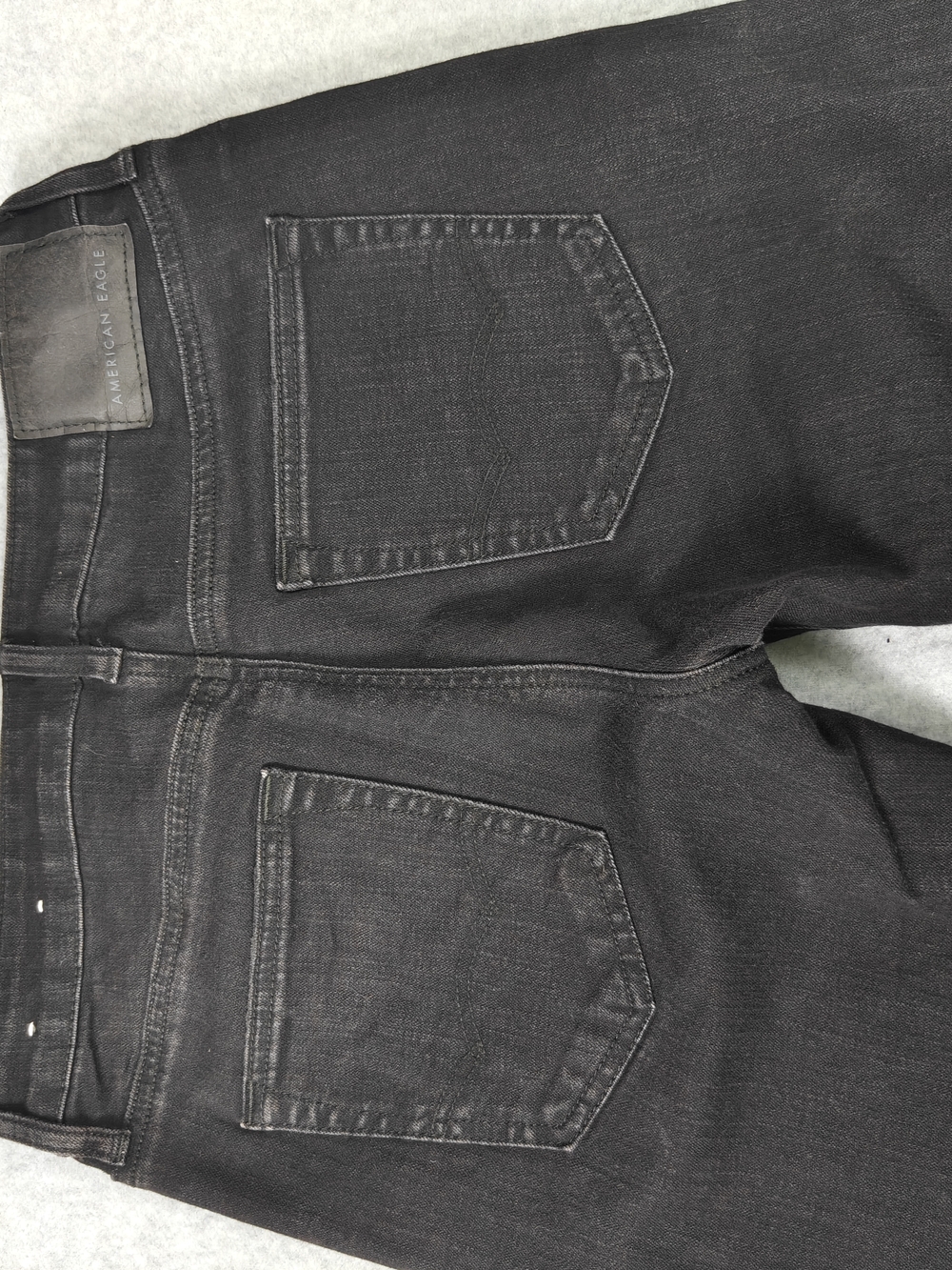 American Eagle Men's Black Slim Straight Jeans - Picture 6 of 6